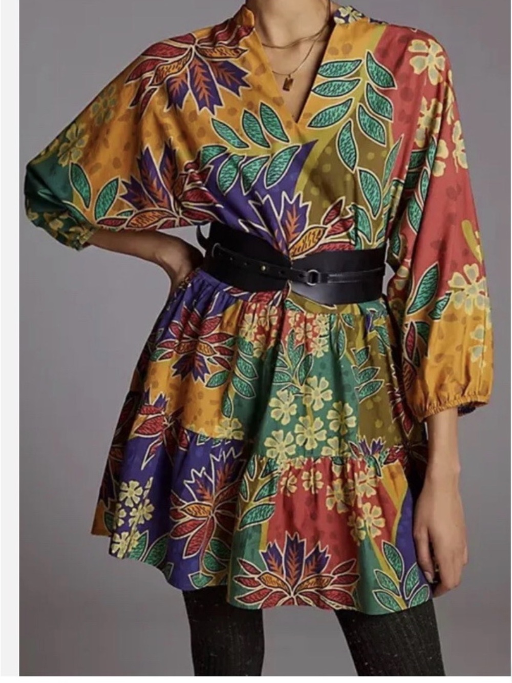 Farm Rio x Anthropologie mini dress